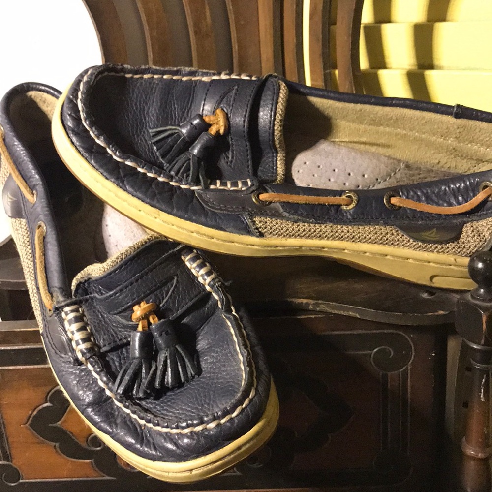 Sperry Top Slider leather boat shoes!